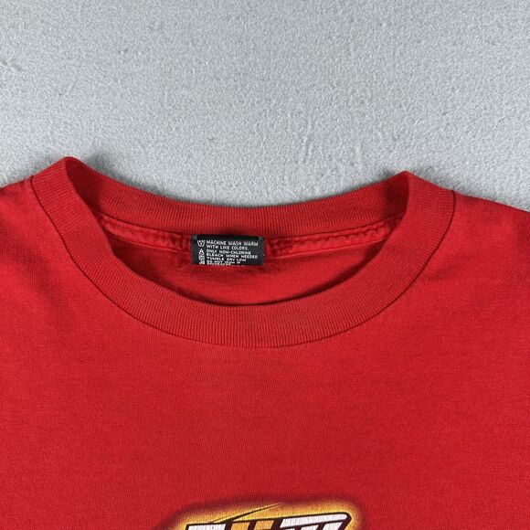 Y2K Zumspeed Shirt Men’s 2XL Red Burn Out Skull Flames Acura Integra - Picture 6 of 16